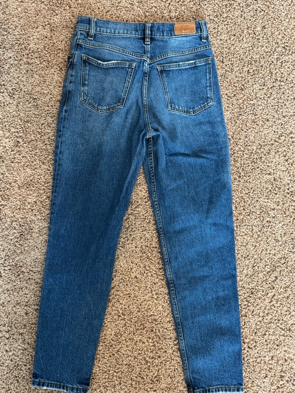 MNG Denim 'MOM' High-Rise Jeans in Classic Blue Size 4 - Picture 5 of 7